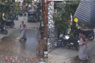 Water Tank Falls on Woman Outside Her Home, Disturbing Incident Caught on Camera