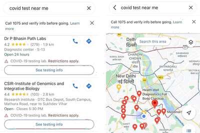 How to Find COVID-19 Test and Vaccine Centre Info in India via Google Maps