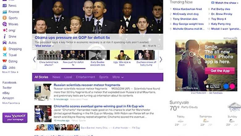 Yahoo unveils website revamp