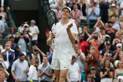 Wimbledon 2023: Jannik Sinner Puts Away Safiullin To Reach His First Grand Slam SF