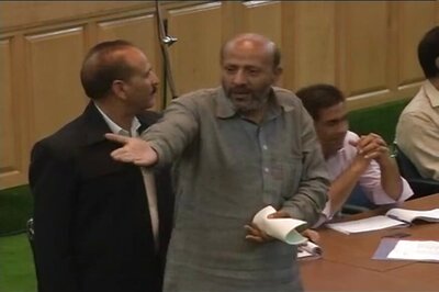 J&K MLA Engineer Rashid Forced to Leave Assembly