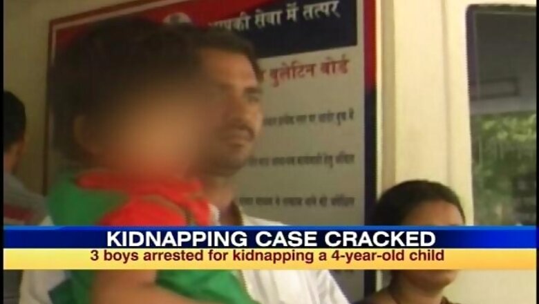 Noida: 3 youths arrested for kidnapping 4-yr-old