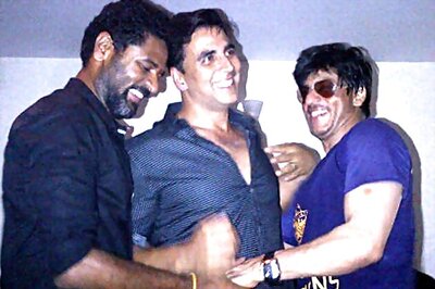 Prabhu Deva's sons not allowed to party with SRK