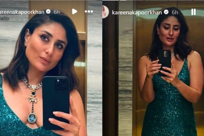 Kareena Kapoor Exudes Elegance In A Shimmery Teal Green Body Hugging Gown, See Hot Photos