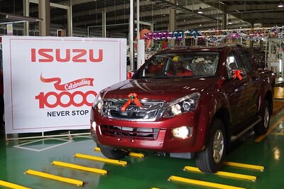 Isuzu Motors India Rolls-Out D-Max V-Cross Pickup Truck as 10000th SUV from Andhra Pradesh Plant
