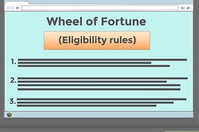 How to Be a Contestant on Wheel of Fortune