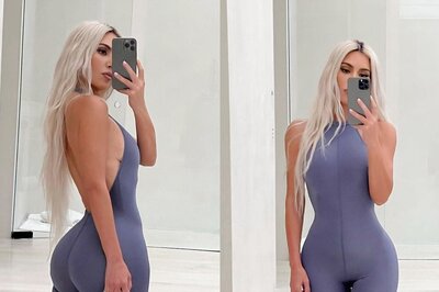 So Hot! Kim Kardashian Flaunts Curves In Skintight Bodysuit, Clicks Sexy Mirror Selfies; Check Here