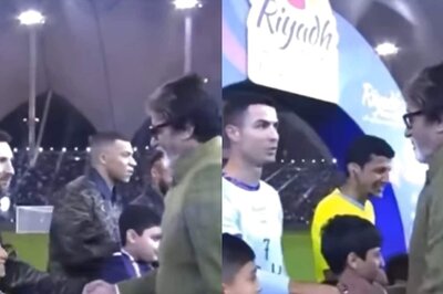 Amitabh Bachchan Meets Messi, Shakes Hand With Ronaldo, Mbappe; Fans Say 'They're Lucky to Meet You'