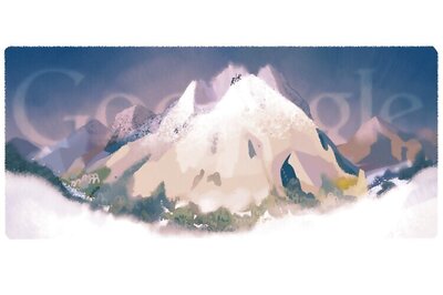 Google doodles 229th anniversary of the first ascent of Mont Blanc