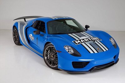 One-Off Porsche 918 Spyder Hybrid Hyper Exotic with Voodoo Blue Paint Up for Auction