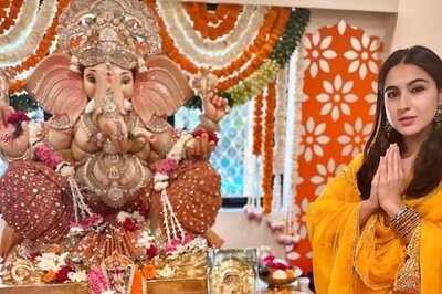 Ganesh Chaturthi 2023: Sara Ali Khan Welcomes Lord Ganesha At Her Home