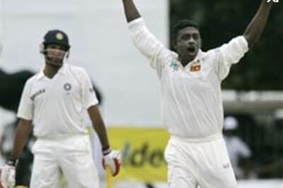 Sri Lanka maul India, win first Test