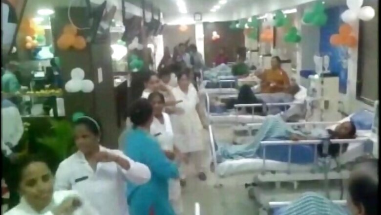 Watch: Doctors, nurses perform garba inside a ward in Ahmedabad hospital