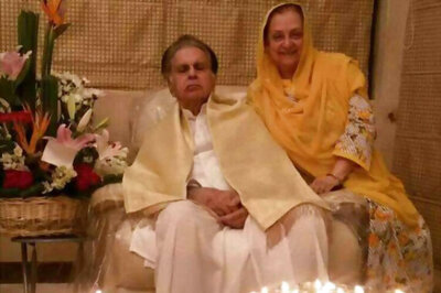 Photo of the day: Dilip Kumar celebrates 93rd birthday with wife Saira Banu