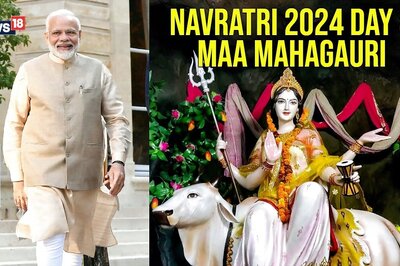 PM Modi Extends Greetings on Navratri 2024 Day 8, Shares Hymn of Maa Mahagauri