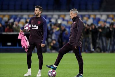 Quique Setien Feels Five-substitute Rule Could 'Actually Harm' Barcelona