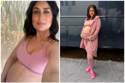 'Two of Us on the Sets': Kareena Kapoor Khan Flaunts Baby Bump During Ad Shoot