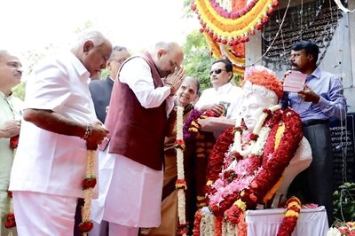PM, Shah Pay Floral Tributes at Bust of Lingayat Philosopher Basaveshwara in London, Bengaluru