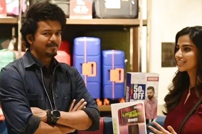 In Pics: Thalapathy Vijay And Meenakshi Chaudhary On GOAT Sets