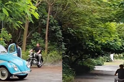 WATCH: MS Dhoni Sports Long Haired Look; Spotted Riding Bike in Stylish Fashion