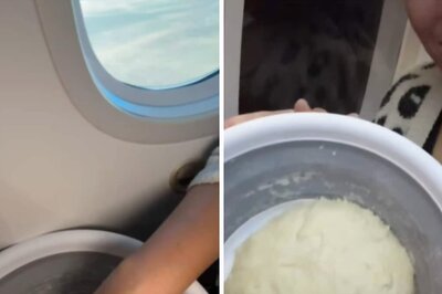 ‘So Unhygienic': Internet Reacts As Woman Prepares Bread Dough In Aircraft