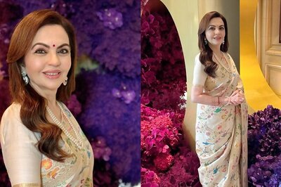 Nita Ambani is Truly A Vision of Grace in Opulent Ivory Saree and Pearls at Paris Olympics 2024