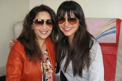Bridging the gap? Madhuri Dixit and Anushka Sharma bond at IIFA awards