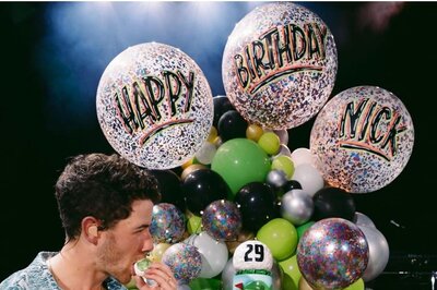 Watch: Priyanka Chopra Arranges Five-tier Birthday Cake for Nick Jonas During His Concert