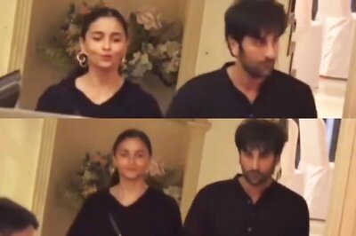 Alia Bhatt, Ranbir Kapoor Twin in Black As They Attend Randhir Kapoor's Birthday Bash