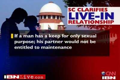 Live-in partner not a 'keep': Govt protests