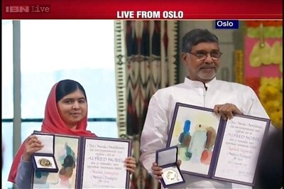 India and Pakistan at one stage as Kailash Satyarthi, Malala Yousafzai receive Nobel Peace Prize in Oslo