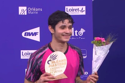 Orleans Masters: Priyanshu Rajawat Overcomes Magnus Johannesen to Claim Maiden World Tour Super 300 Title