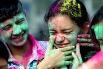 India on a high amid riot of colours