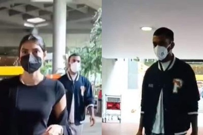 Athiya Shetty Accompanies Beau KL Rahul As He Returns After Surgery, Watch