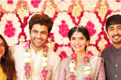 Aditi Rao Hydari, Siddharth Make Public Appearance Together at Sharwanand's Engagement, See Pics