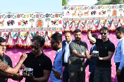 Tiger Shroff Cuts Birthday Cake With Paps As He Arrives For Anant-Radhika's Pre-Wedding Festivities