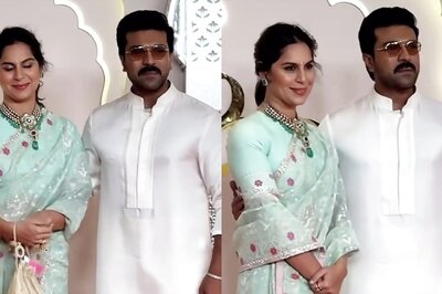 Ram Charan And Upasana Kamineni Pose Together At Anant Ambani-Radhika Merchant's Wedding; Watch