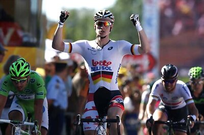 Greipel sprints to stage win, Impey takes yellow