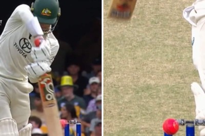 WATCH: Lucky Alex Carey Survives as Bails Remain Intact After Contact With Shamar Joseph's Delivery