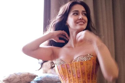 Disha Patani Looks Straight Out Of The Bridgerton Set In A Summery Floral Anarkali Corset