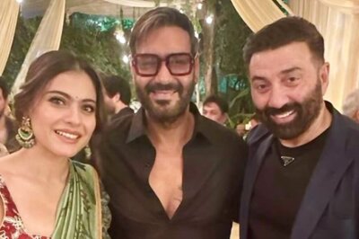 Ajay Devgn Looks Happy As He Poses With Sunny Deol At Gadar 2 Success Bash; Check Photos