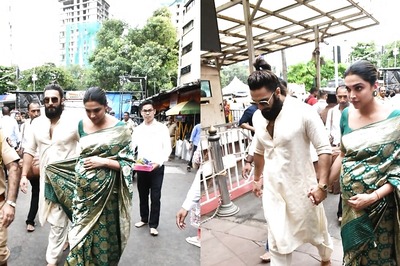 Deepika Padukone, Ranveer Singh Visit Siddhivinayak Temple To Seek Blessings Ahead of Baby's Arrival | Watch Video