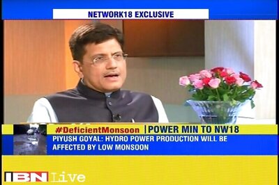 Hydel power will be affected due to low monsoon, says Piyush Goyal