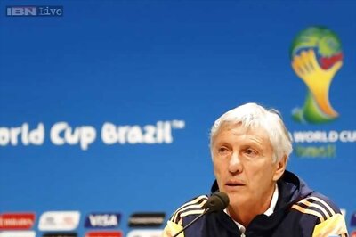 World Cup 2014: Colombia won't underestimate Uruguay without Suarez, says coach