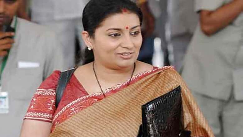 Will abide by constitutional modalities: Smriti Irani on school books