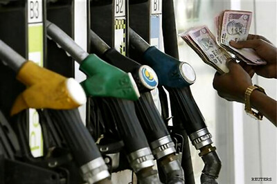Petrol price hiked by 75 paise, diesel by 50 paise