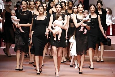 Dolce&Gabbana pay sentimental tribute to mothers in Milan