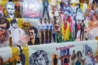 In Madurai, Rajinikanth Fan Makes Unique Navratri Kolu Mandapam With Actor's Posters