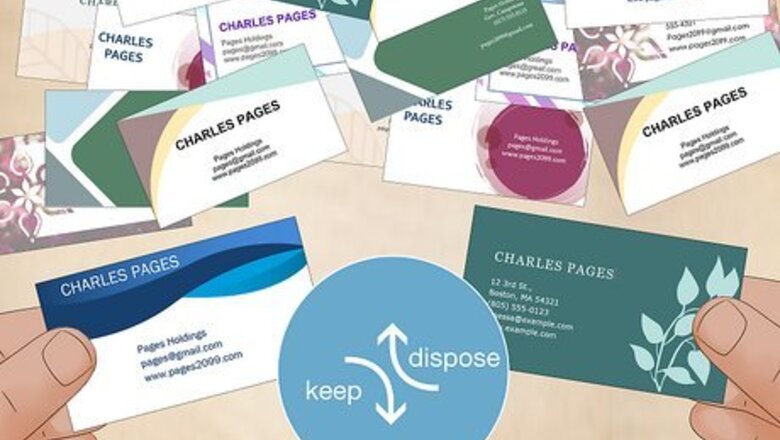 How to Organize Business Cards