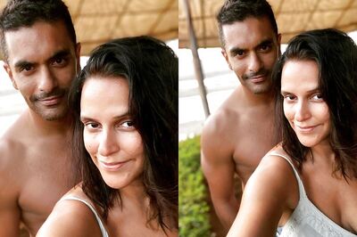On Angad Bedi's Birthday, Neha Dhupia Shares a Romantic Photo with Her 'Love'